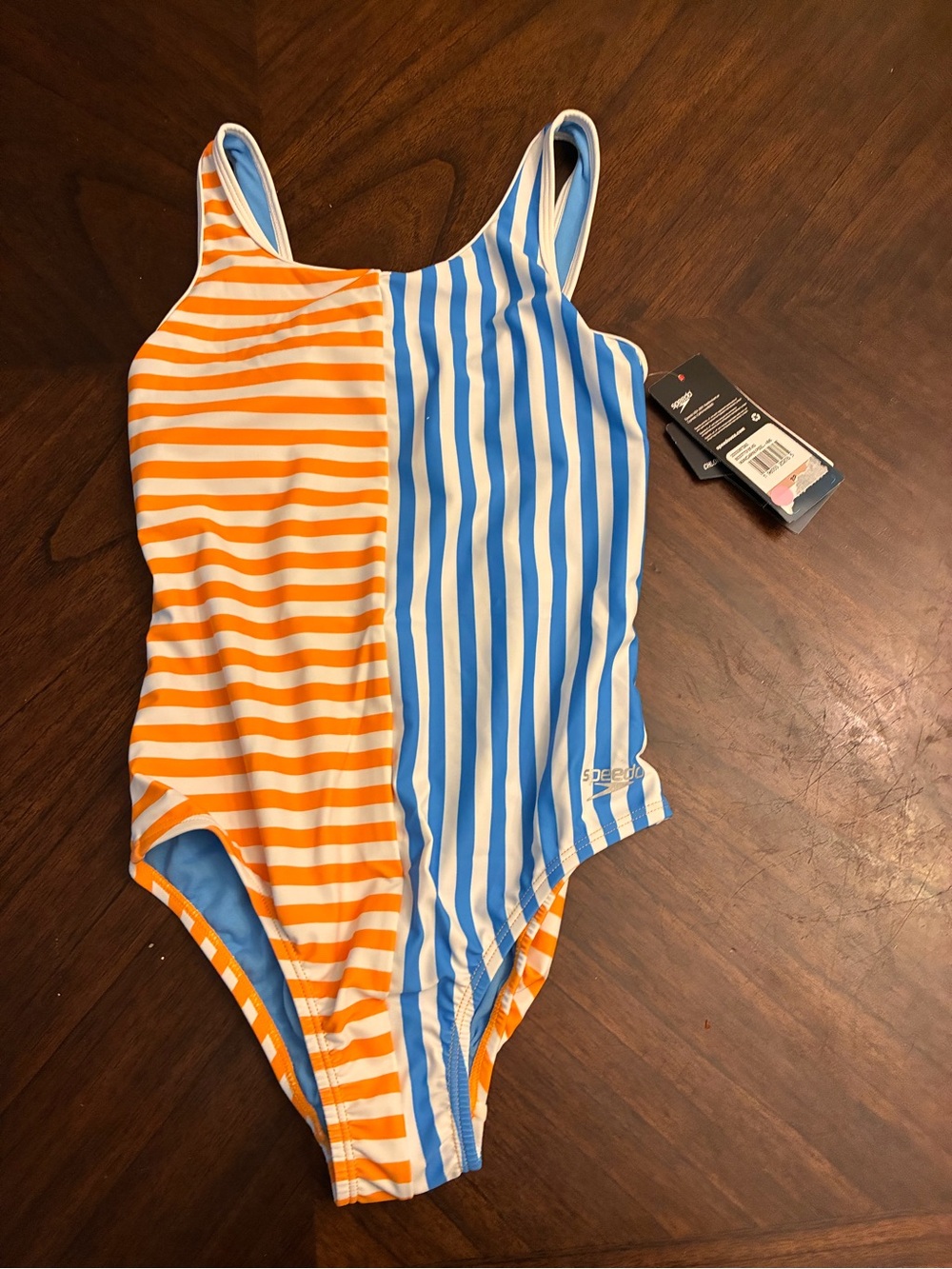 Speedo Girl's Swimsuit One Piece Thin Straps size 12 new New